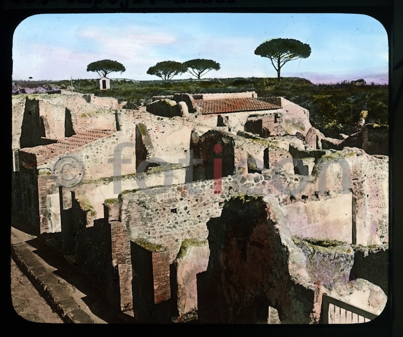 Pompeji. Häuser ; Pompeii. Houses (foticon-simon-vulkanismus-359-035.jpg)